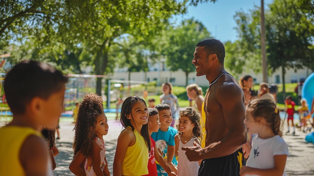 Carl Medjani en el CEF de la Mazille para una jornada solidaria: el ex internacional argelino al servicio de los jóvenes