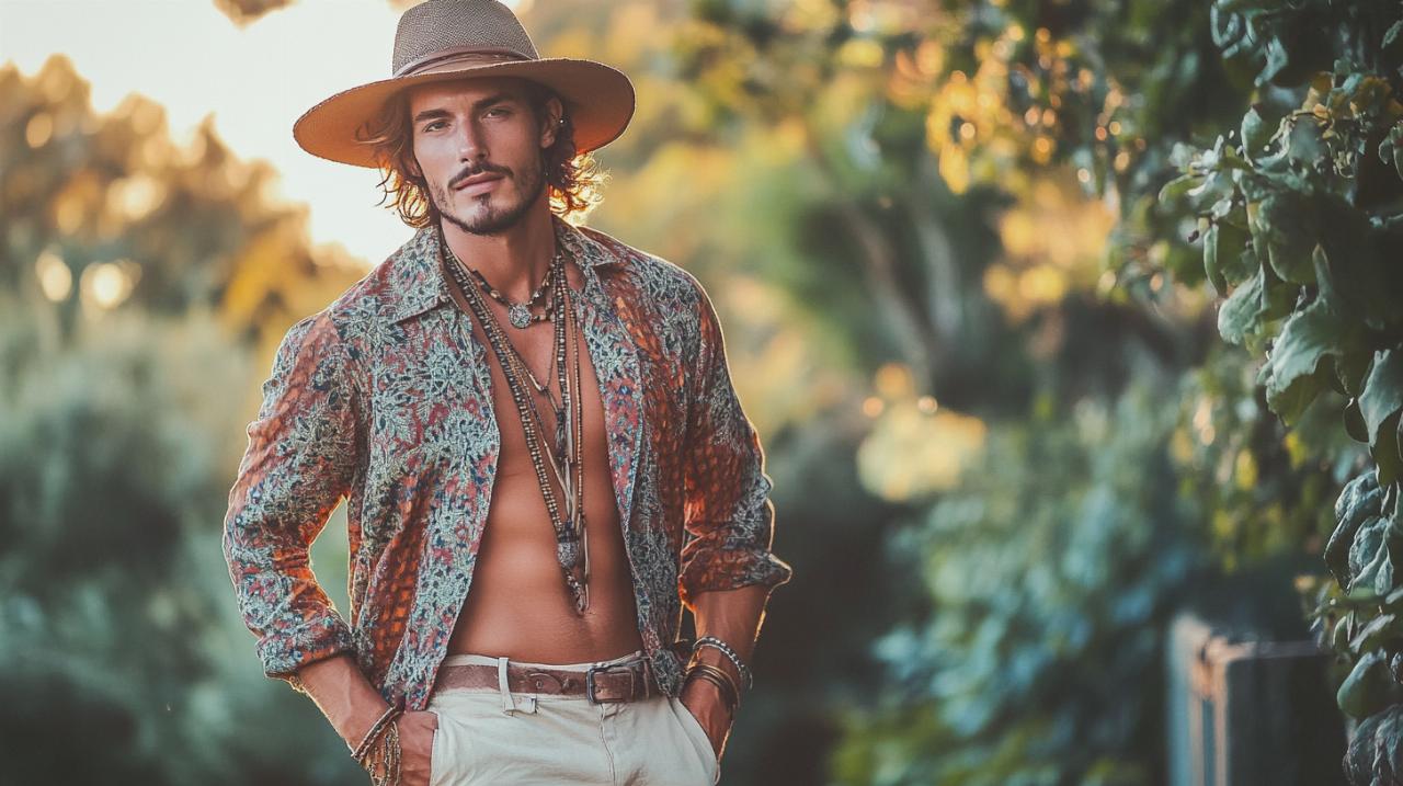 Estilo y look bohemio chic hombre: ¿Cómo adoptarlo? La evolución histórica de una tendencia atemporal